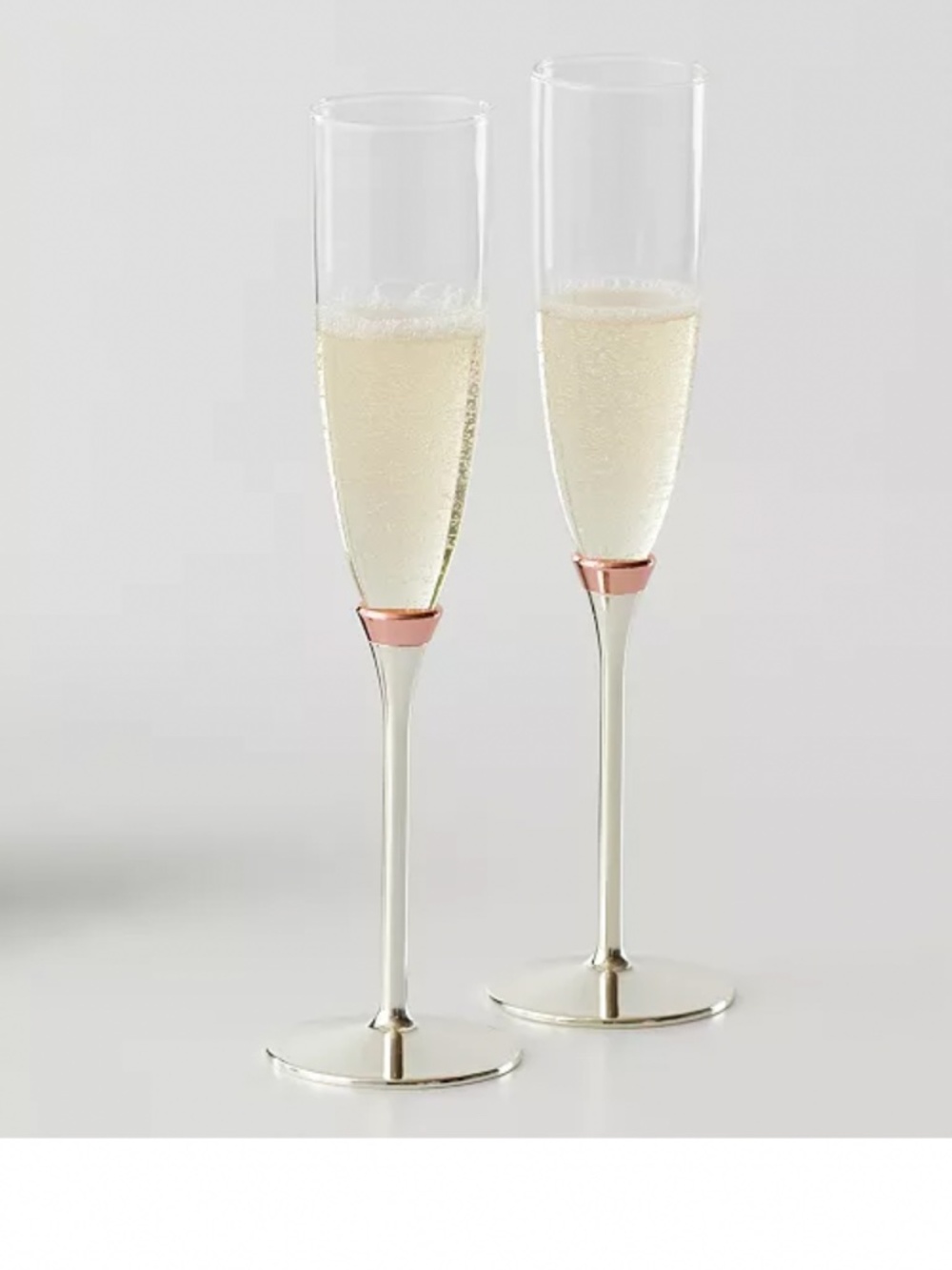 Kate Spade for Lenox champagne flutes, set of 2